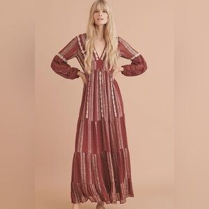 Anthropologie Verb Pallavi Singhee Embellished Dress Size 8